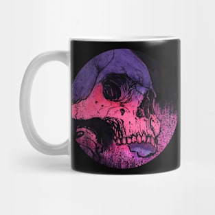 Icon Disc Purple Fade Skull Mug